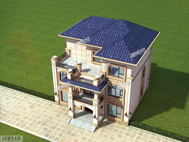 新型別墅設計圖，孝敬父母，讓他們安享晚年。