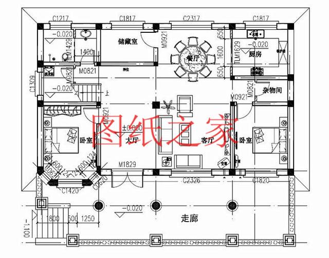 130平的二層別墅設(shè)計(jì)圖，外觀精美布局實(shí)用，造價(jià)只要30W。