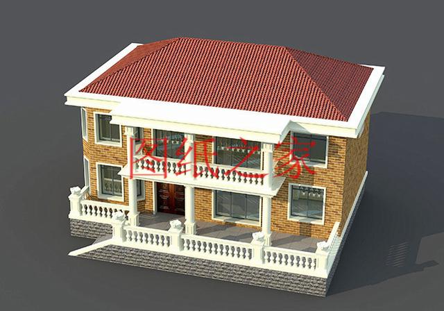 130平的二層別墅設(shè)計(jì)圖，外觀精美布局實(shí)用，造價(jià)只要30W。