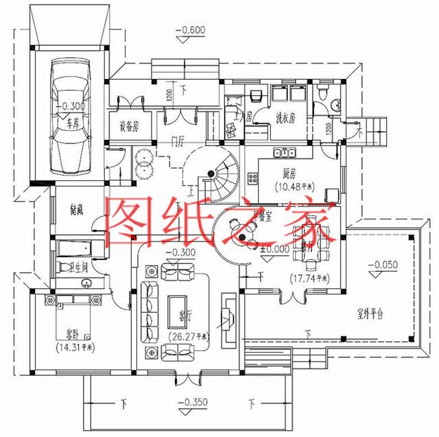 寬敞明亮的二層別墅設(shè)計圖，簡約大方、與眾不同！