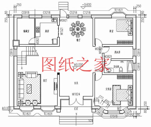 寬敞明亮的二層別墅設(shè)計圖，簡約大方、與眾不同！