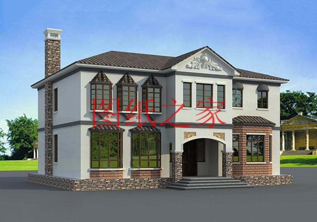 寬敞明亮的二層別墅設(shè)計圖，簡約大方、與眾不同！