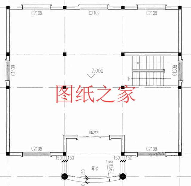 實用型三層別墅設(shè)計圖，130平造價只要三十萬，值得建造。