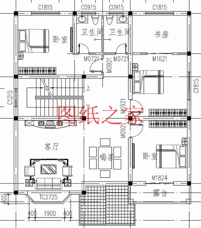 實用型三層別墅設(shè)計圖，130平造價只要三十萬，值得建造。