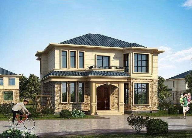 小巧別墅設計圖，五室三廳功能齊全，占地110平米。