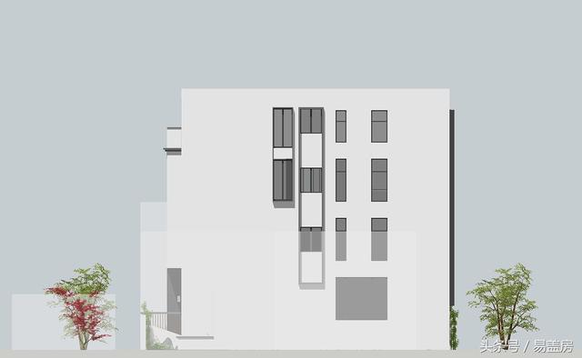 浙江現(xiàn)代別墅設(shè)計圖，帶大露臺和超多臥室，羨煞旁人。