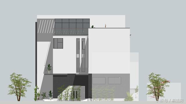 浙江現(xiàn)代別墅設(shè)計圖，帶大露臺和超多臥室，羨煞旁人。