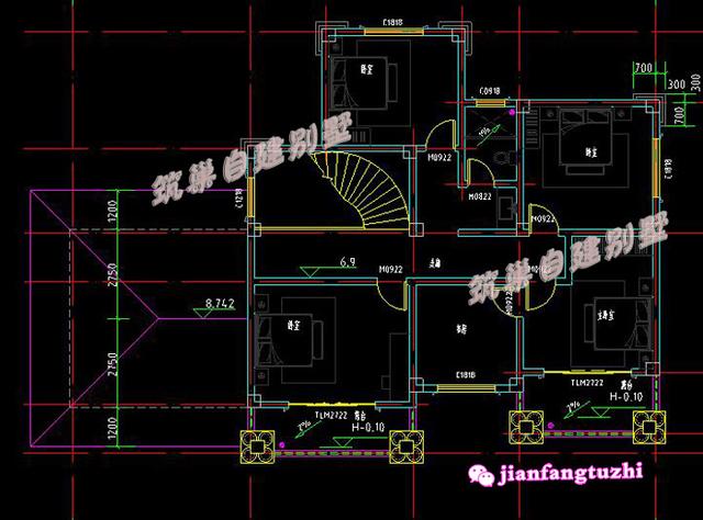江西農村三層別墅設計圖，絕對是村里羨慕的對象。