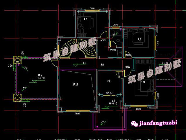 江西農村三層別墅設計圖，絕對是村里羨慕的對象。