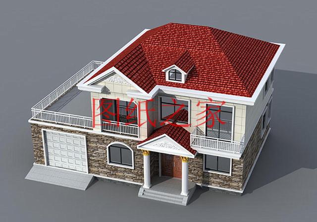 大戶型二層別墅設(shè)計(jì)圖，經(jīng)濟(jì)實(shí)惠、簡(jiǎn)單大氣，適合大家族居住。