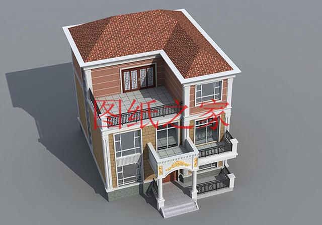 漂亮實用的農(nóng)村三層別墅設(shè)計圖，130平7個臥室。