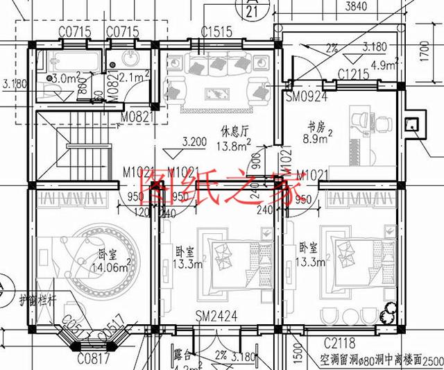 小戶型二層別墅設(shè)計(jì)圖，只有您想不到?jīng)]有我們做不到！