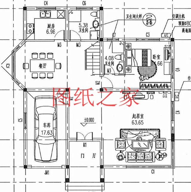 推薦4套170平米左右的二層別墅設計圖，大戶型寬敞開闊、豪華大氣！