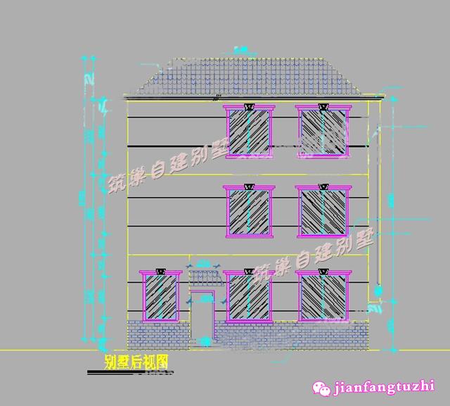 流行經(jīng)典別墅戶型設(shè)計圖，130平米，造價低廉。