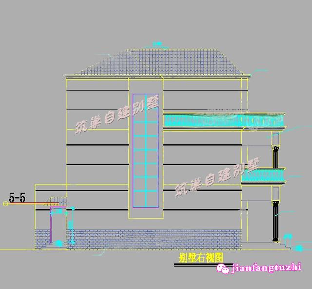 流行經(jīng)典別墅戶型設(shè)計圖，130平米，造價低廉。