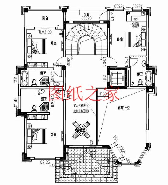 精致奢華的大戶型三層別墅設(shè)計(jì)圖，推薦給您獨(dú)一無二的建筑。
