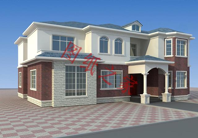 6套二層別墅設(shè)計(jì)圖，有錢(qián)了就回家修別墅，想要多大就修多大！