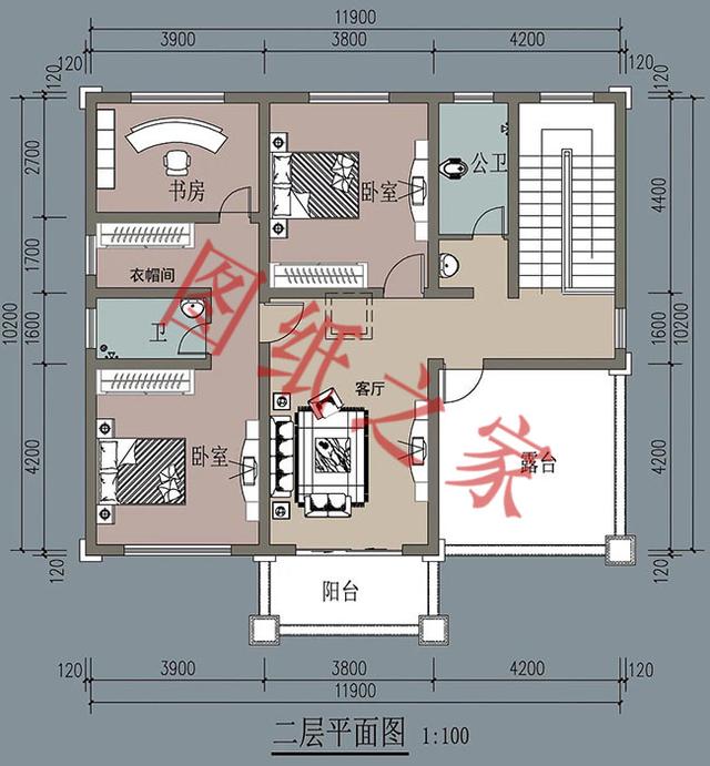 6套二層別墅設(shè)計(jì)圖，有錢(qián)了就回家修別墅，想要多大就修多大！