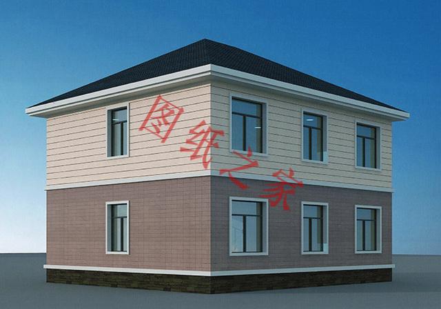 6套二層別墅設(shè)計(jì)圖，有錢(qián)了就回家修別墅，想要多大就修多大！