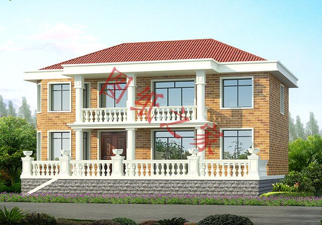6套二層別墅設(shè)計(jì)圖，有錢(qián)了就回家修別墅，想要多大就修多大！