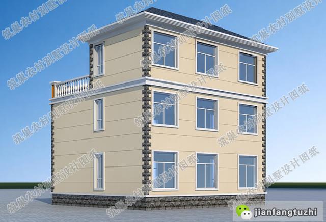 7套進深10米左右二三層農(nóng)村自建房，高端大氣上檔次。