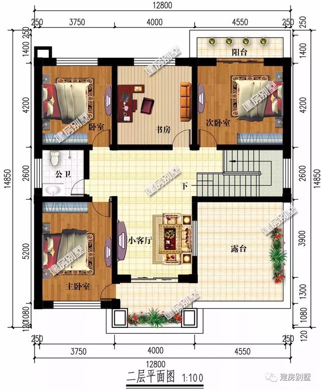 兩層帶車庫(kù)別墅設(shè)計(jì)圖，第一棟現(xiàn)代風(fēng)格，第二棟很簡(jiǎn)約。