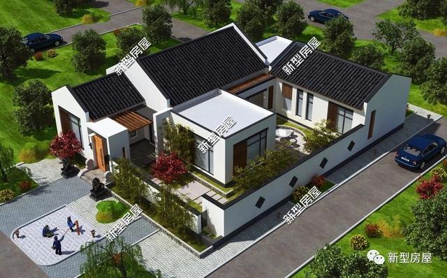 7套中式別墅設(shè)計圖，還你中國風。