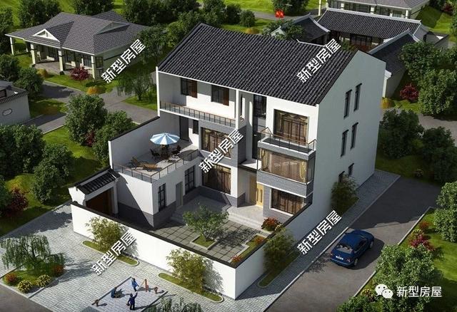 7套中式別墅設(shè)計圖，還你中國風。