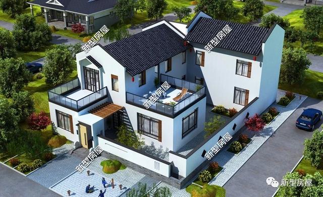 7套中式別墅設(shè)計圖，還你中國風。