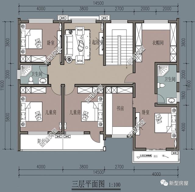 7套中式別墅設(shè)計圖，還你中國風。