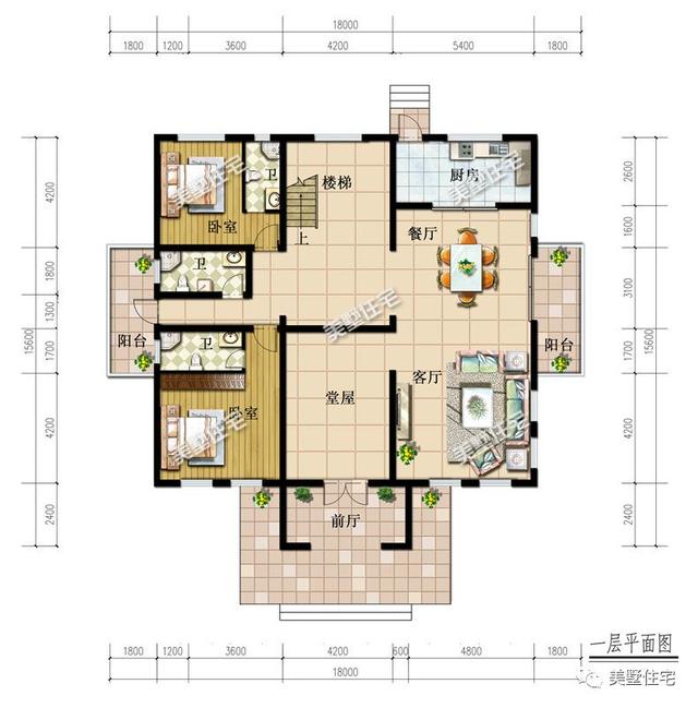 6套帶堂屋別墅設計圖，專為您的生活習慣而設計，歡迎帶走。