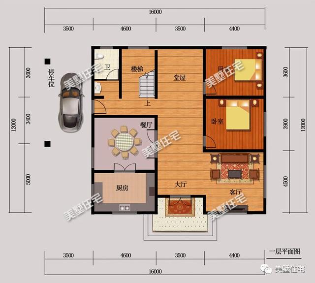 6套帶堂屋別墅設計圖，專為您的生活習慣而設計，歡迎帶走。