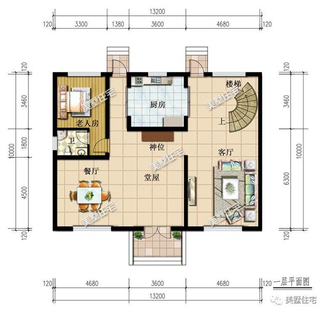 6套帶堂屋別墅設計圖，專為您的生活習慣而設計，歡迎帶走。