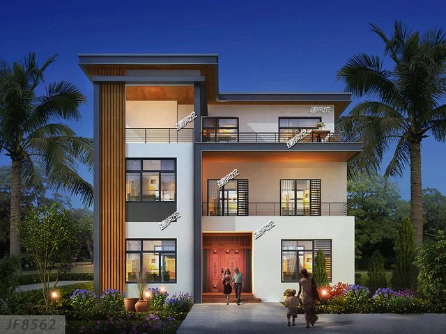 小占地別墅設(shè)計圖，宅基地雖小，101平別墅這樣建不吃虧。