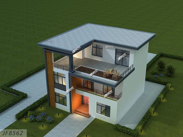 小占地別墅設(shè)計圖，宅基地雖小，101平別墅這樣建不吃虧。