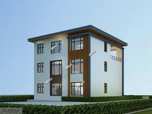 小占地別墅設(shè)計圖，宅基地雖小，101平別墅這樣建不吃虧。