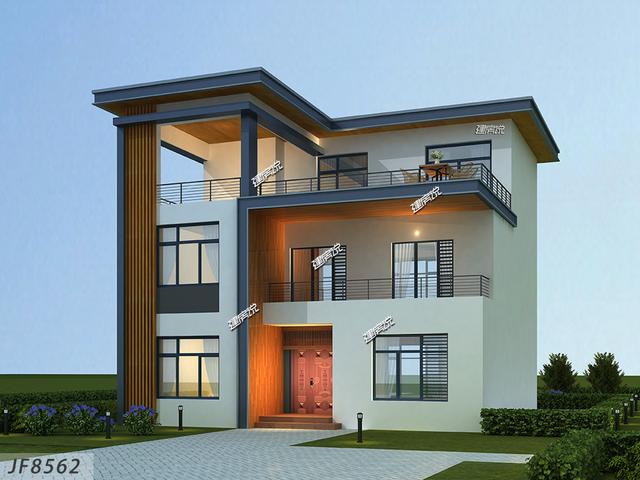 小占地別墅設(shè)計圖，宅基地雖小，101平別墅這樣建不吃虧。