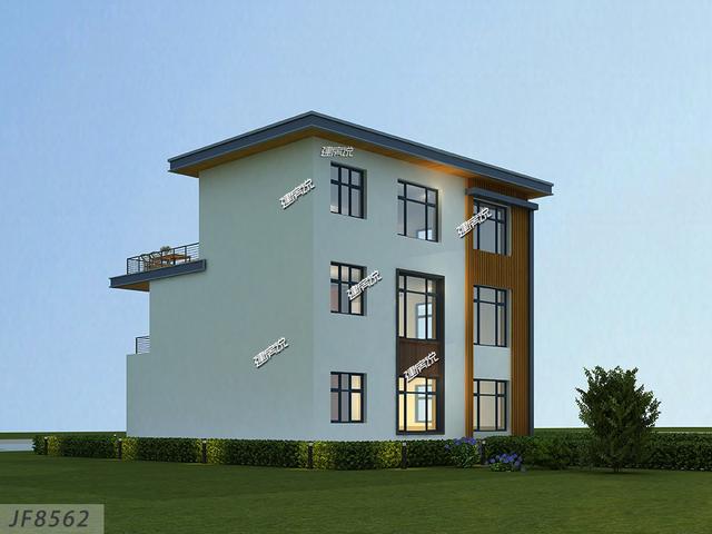 小占地別墅設(shè)計圖，宅基地雖小，101平別墅這樣建不吃虧。