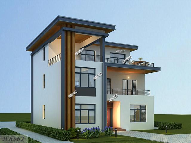 小占地別墅設(shè)計圖，宅基地雖小，101平別墅這樣建不吃虧。