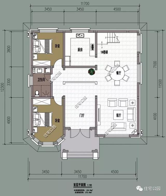 200萬的別墅設(shè)計圖，房美人夸，最贊的還是后花園。