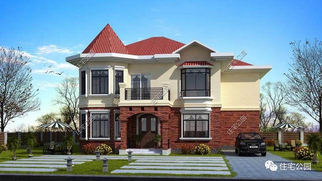 200萬的別墅設(shè)計圖，房美人夸，最贊的還是后花園。