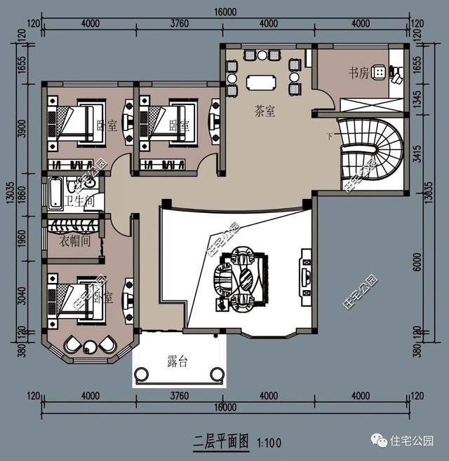 200萬的別墅設(shè)計圖，房美人夸，最贊的還是后花園。