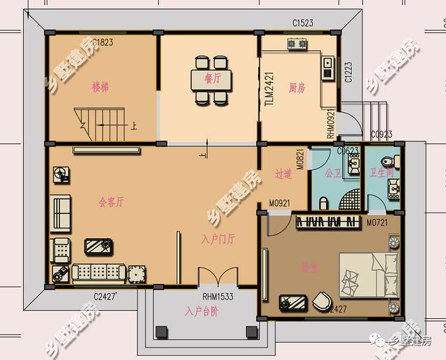 二層半設(shè)計(jì)農(nóng)村自建房，頂樓是個(gè)大倉庫，農(nóng)家‘黃金’盡情堆！