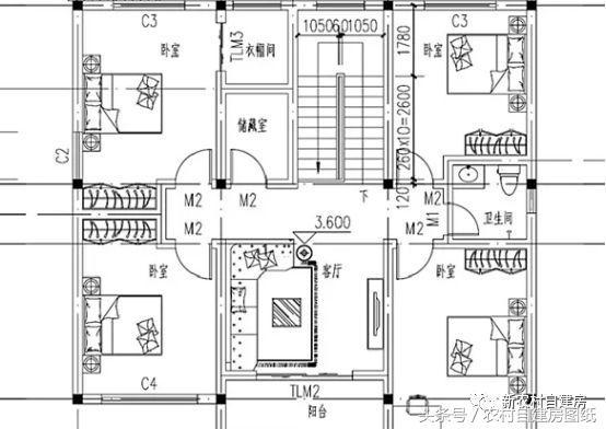 二層中式帶門樓別墅設(shè)計(jì)圖，人人都夸太耀眼。