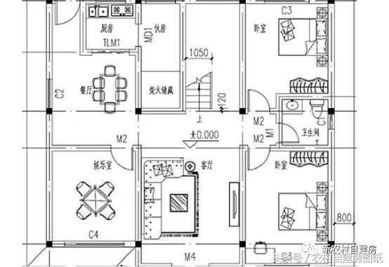 二層中式帶門樓別墅設(shè)計(jì)圖，人人都夸太耀眼。