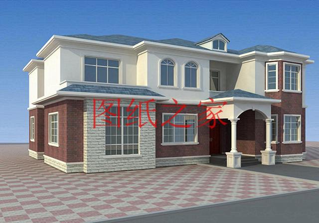 分享3套二層別墅設(shè)計(jì)圖，240平超大戶型，寬敞大氣。