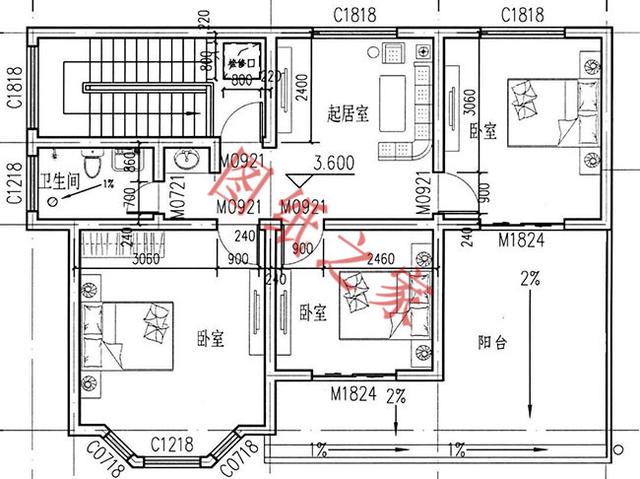 5套二層別墅設計圖，外觀新穎大氣，結構合理，大家都喜歡。