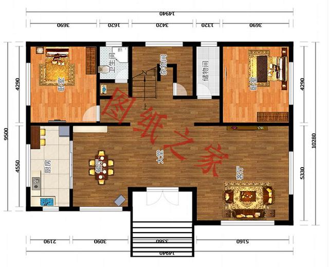 5套二層別墅設計圖，外觀新穎大氣，結構合理，大家都喜歡。