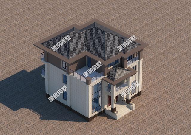 新型別墅設(shè)計圖，建造給父母共享天倫之樂。