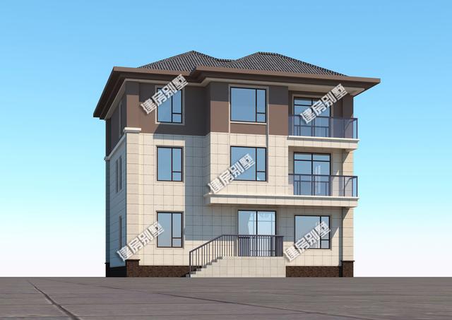 新型別墅設(shè)計圖，建造給父母共享天倫之樂。